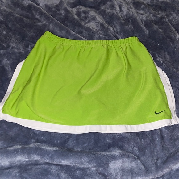 Lime Green Nike Tennis Skort